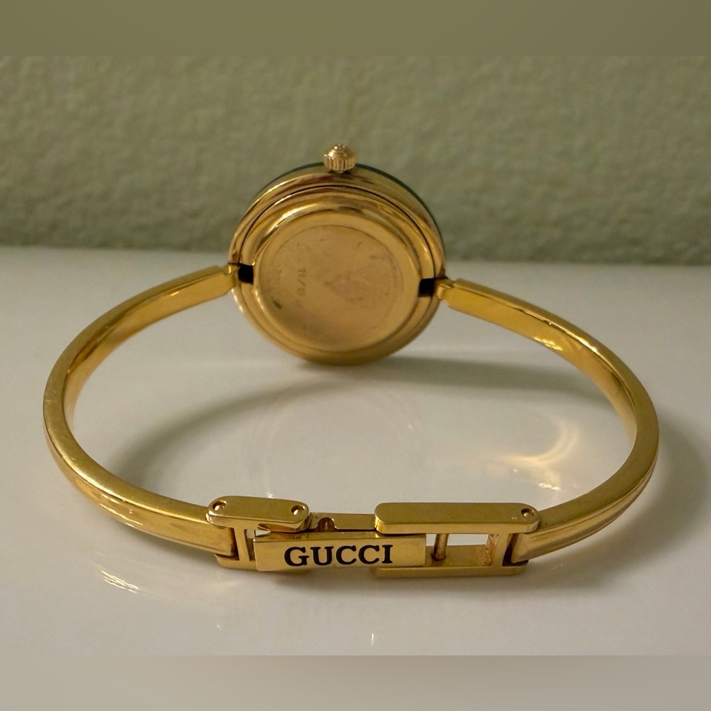 Mint~Prestige~Gucci Interchangeable Bezel Bracelet Bangle Watch with Box/Papers - Picture 10 of 17
